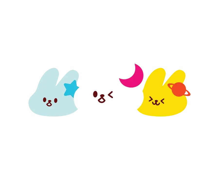 Dalkomi bunny mascots
