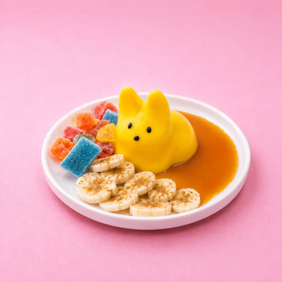 Mango Summer bunny pudding