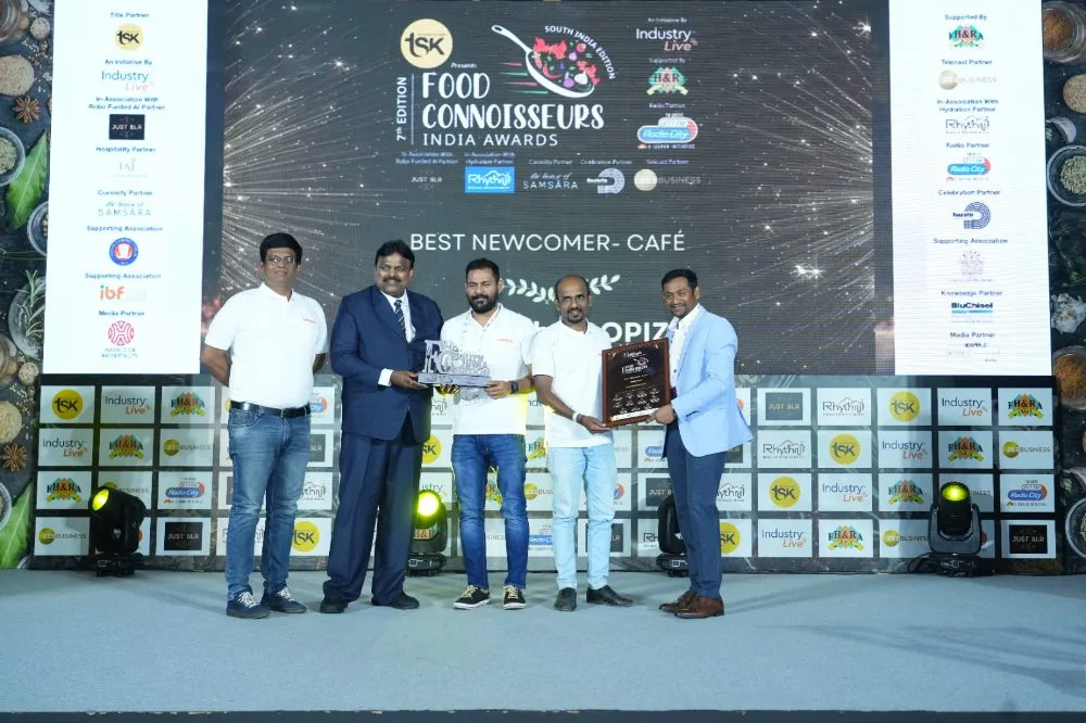 Best Newcomer Café — Dalkomi by GOPIZZA at Food Connoisseurs India Awards 2025