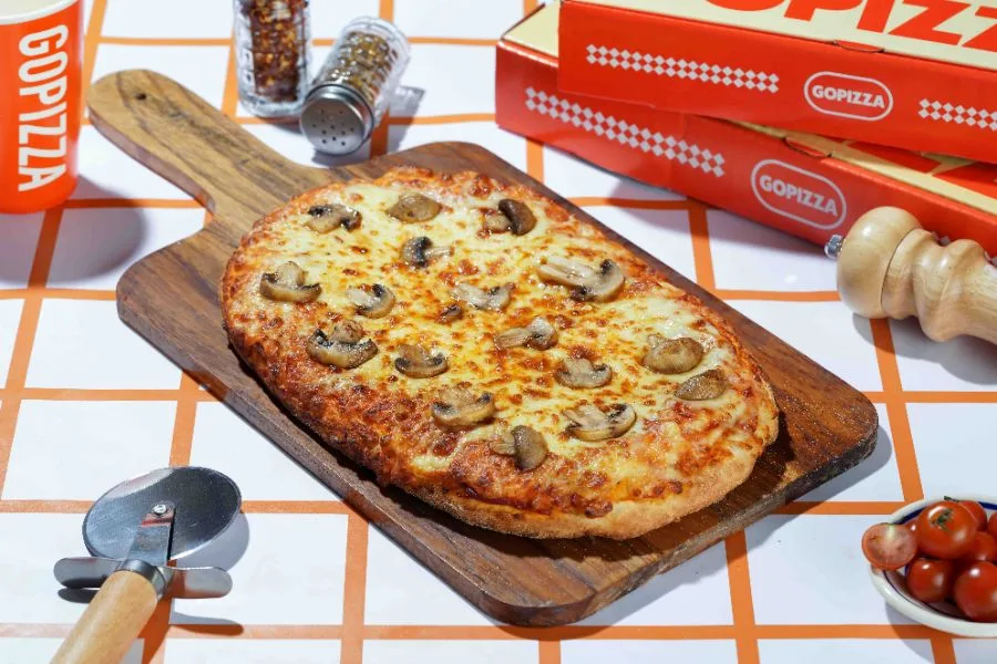 Mushroom pizza