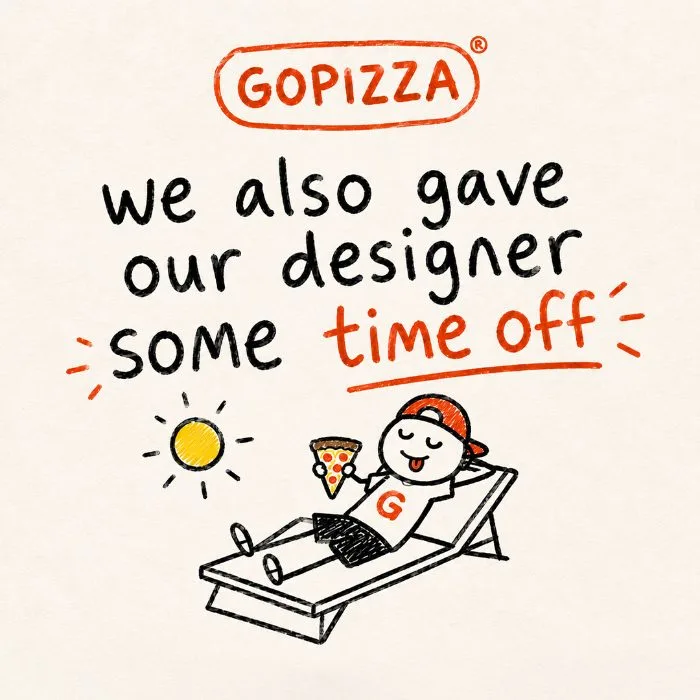 We also gave our designer some time off